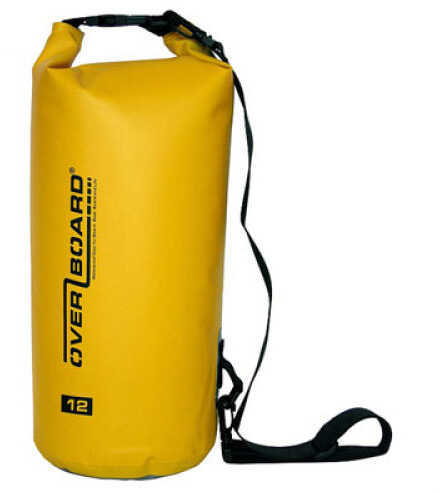 Overboard Waterproof 12 Liter Dry Tube Bag - Yellow 100 percent (Class 3) w/electronical OB1003Y