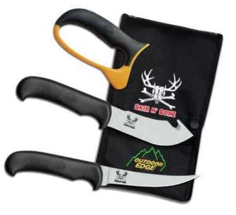Outdoor Edge Cutlery Corp Knife Kit Skin N Bone Clampack SN-1C