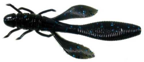 Owner Hooks Yuki Bug 4in 7bag Black/Blue Flake Md#: YB110-08