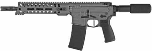 Patriot Ordnance Factory Minuteman Semi-Auto AR Style Pistol 223 Remington 10.5" Barrel 1-30Rd Mag Tungsten Cerakote Finish Standard Tube Ambidextrous Safety Selector 3.5lb Match Grade Trigger 9" Renegade M-LOK Handguard