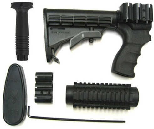 ProMag Mossberg 590 12 Gauge Collapsible 6 Position Stock with Pistol Grip Provides the shotgun a AR-15 PM111F