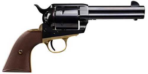 Pietta 1873 Revolver 45 Colt 6Rd Capacity 4.75" Barrel Polymer Checkered 2-Piece Grips Black Finish