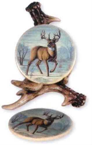 Rivers Edge Products Coaster Set Deer Antler 535