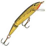 Pradco Lures Rebel Jointed Minnow 4 1/2 Gold/Black Md#: J20-02