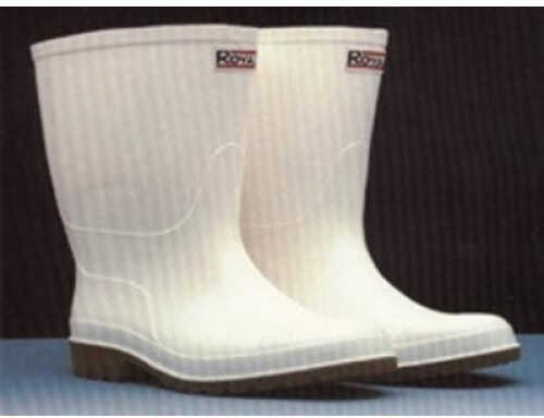 Click to see larger image. Jordan International Marketing Royal White Shrimp Boot PVC Gum Sole Sz12 Md#: RWB12