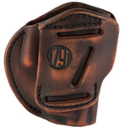 1791 3 Way Holster Size 5 OWB Belt Matte Finish Vintage Leather Right Hand 3WH-5-VTG-A