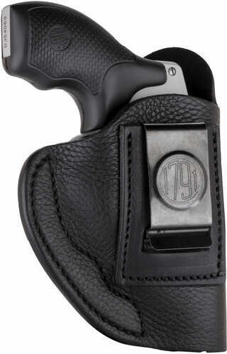 1791 Smooth Concealment Holster Leather Inside Waistband Right Hand Night Sky Black Fits LCR & S&W 38 Special Si