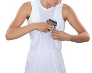 5.11 Inc Tactical Sleeveless Shirt XL White Holster Womens 30012