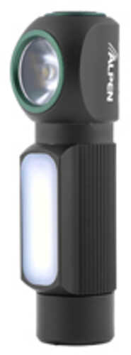 Alpen Optics Tek-light Flashlight 500 Lumens Matte Finish Black 5 Illumination Settings Usb Charger Includes Headband