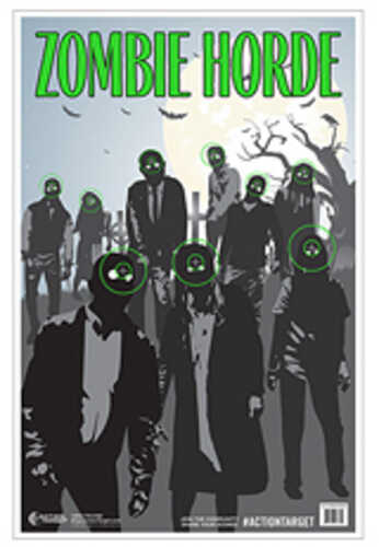 Action Tgt Zombie Horde Grn 100pk Gs-zomhorde-100-img-0