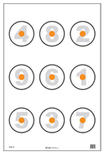 Action Target MN Center for Criminal Justice Basic Skill Builder Target 8" Circles Multi Color 23"x35" 100 Per Box