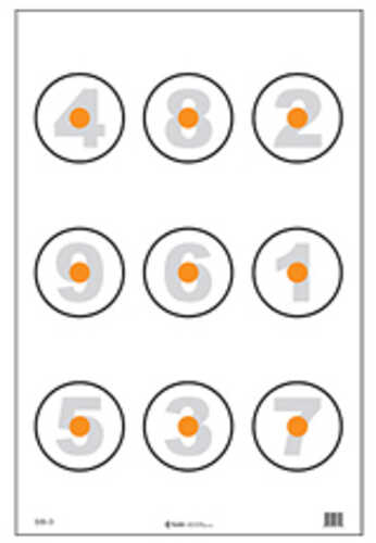 Action Target Basic Skill Builder Target Black and White 23"x35" 100 Per Box