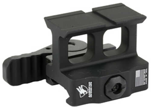 American Defense Mfg. Ad-509t Optic Mount Lower 1/3 Height Anodized Finish Black Quick Release Fits Holosun 509t Footpri