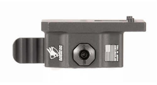 American Defense Mfg. Ad-aems Optic Mount Lower 1/3 Height Anodized Finish Black Quick Release Fits Holosun 510c