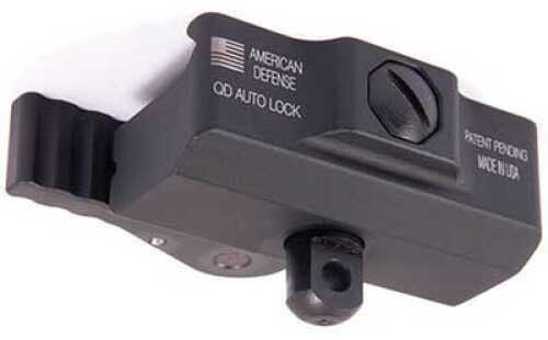 American Defense Mfg. Mount Picatinny For Harris Bipod Quick Release Black AD-BP-STD