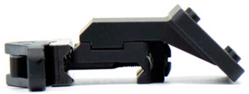 American Defense Mfg. Offset Quick Detach Mount 45 Degree Rmsc Footprint Anodized Finish Black Ad-tr-offset-45-std