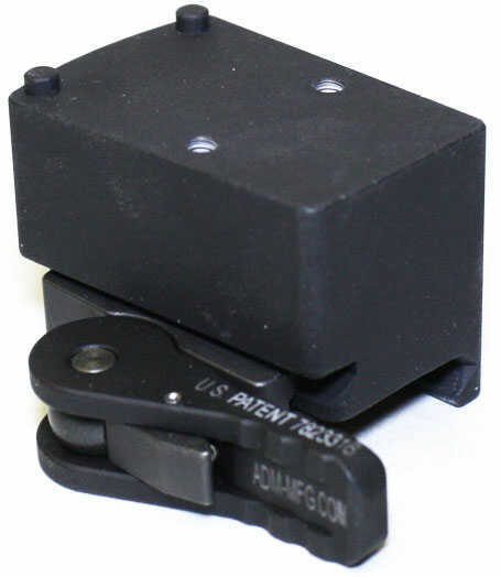 American Defense Mfg. Mount Fits Trijicon RMR Quick Release Co-Witness Height Black AD-RMR-CO