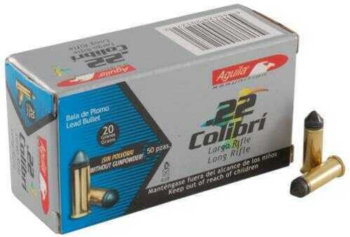 22 Long Rifle 50 Rounds Ammunition Aguila 20 Grain Lead