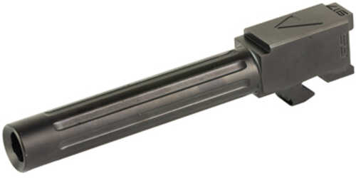 Agency Arms Mid Line Barrel 9MM DLC Finish Black Fluted Fits Glock 17 Gen 1-4 MLG17FDLC