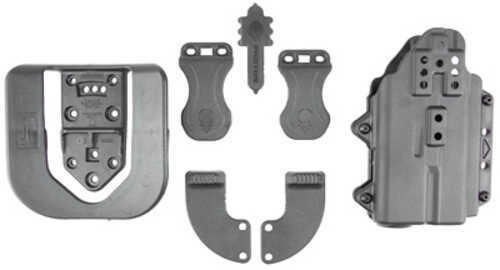 Alien Gear Holsters Photon Holster Fits GLOCK 19/44/45/23 with Compact Light Polymer Construction Ambidextrous Black PHO
