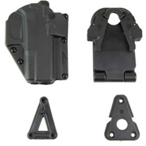 Rapid Force Rapid Force Level 2 Duty Holster Fits GLOCK 19/X/23/44/45 Right Hand Black R2-B-0057-BK-RH-L0-A0-C