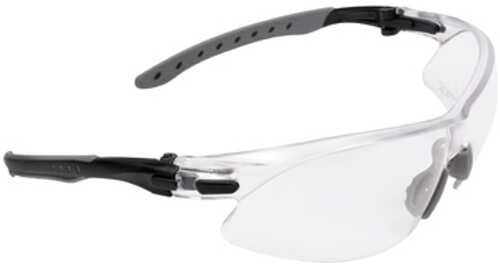 Allen Ultrx Keen Safety Glasses Anti-fog/anti-scratch Black/clear Frame Clear Lens 4142