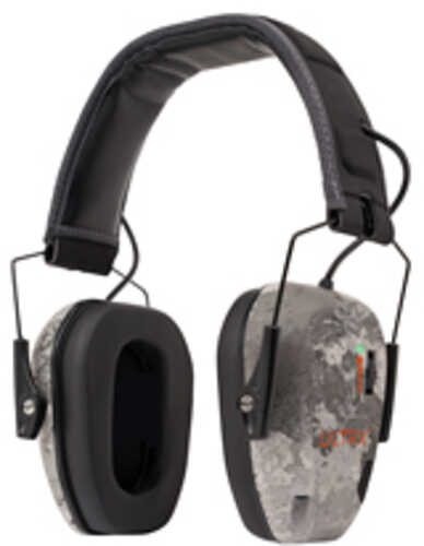 Allen ULTRX Bionic E-Muff Electronic Earmuff NRR 22dB Rubberized Protective Coating Veil Tac Gray