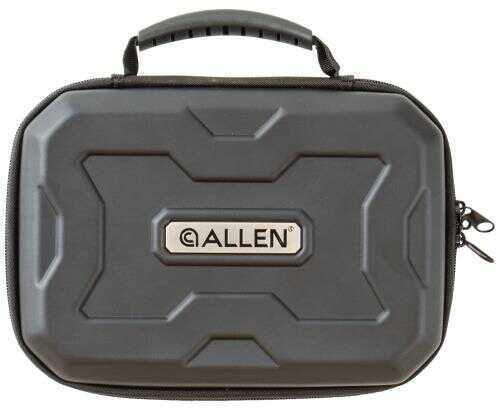 Allen Exo Pistol Case Black Thermo-molded Exoskeleton 9"x6.25" Lockable Zipper 82-9