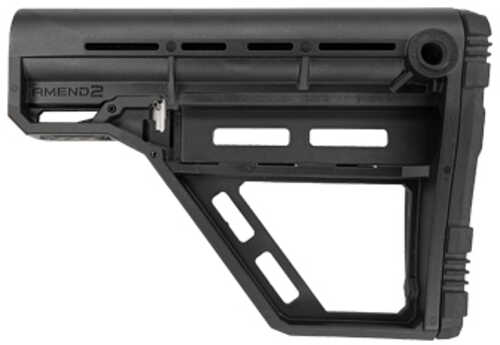 Amend2 Amend2 Modular Stock For Ar-15 Milspec Buffer Tube M-lok Compatible Black A2amsbaseblk