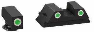 Ameriglo LLC. Classic Sight For Glock 43 3 Dot Tritium Set Front/Rear Green with White Outline GL-43 GL-430