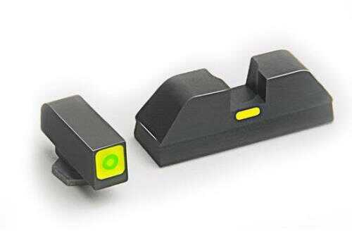 Ameriglo LLC. Cap - Combative Application Pistol Sight for Glock 20212930313236 Green/green Triti GL-615