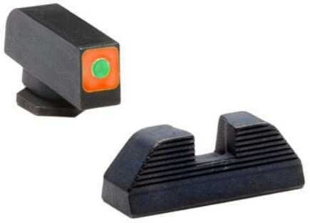 Ameriglo Glock Spaulding Sights For 42 & 43 Orange Front Outline Md: GL-647