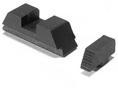 Ameriglo LLC. Defoor Sight Fits Glock 42 and 43 Black Serrated Front Rear Front/Rear GT-532