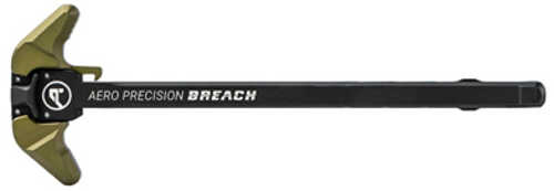 Aero Precision BREACH AR-10 Charging Handle Ambidextrous Large Lever Gas Deflection Shelf Anodized Finish Black and Oliv