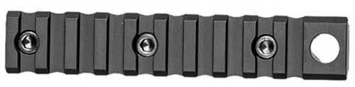 Arisaka Defense Rail Slider Picatinny Rail M-Lok 3 Slot Fits M-LOK Integrated QD Mount Anodized Finish Black