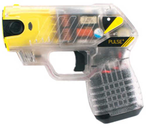 Taser Pulse + with Laser 15-Foot Shooting Distance Includes 2 Live-Cartridges Lithium Power Magazine Target Black