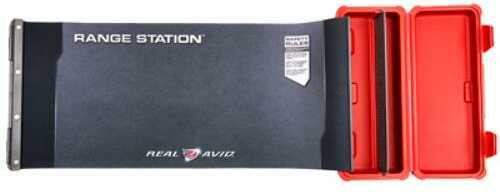 AVID Range Station Padded Gun Mat W/Gear Organizer 12" x 24" Grippy Case Snaps To Either Side Of Mat Interior Trays Self