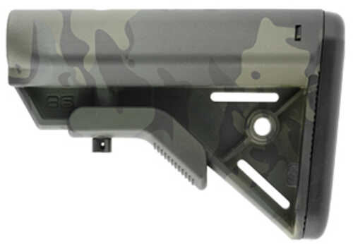 B5 Systems BRV1421 Bravo Black Multi-Cam Synthetic For AR-Platform With Mil-Spec Receiver Extension (Tube Not Included)