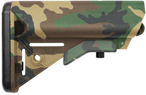 B5 Systems SOPMOD Stock Woodland Camo w/ Quick Detach Mount Double the resin and glass of prior SOPMOD stock makes this