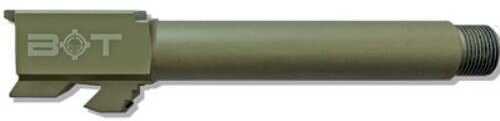 Backup Tactical Threaded Barrel 9MM For Glock 19 OD Green Finish Ships with FRAG-ODG Color Matching Prot
