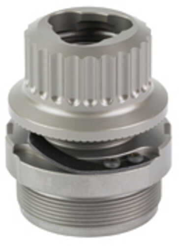 B&T USA RQD Tri Lug Suppressor Mount 9MM HUB Compatible Suppressor to B&T/HK Spec Tri-Lug Barrel Stainless Steel and Tit