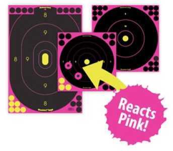 Birchwood Casey Shoot-N-C Targets: Bull's-Eye 12", Pink (Per 5) 34027