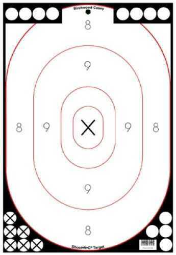 Birchwood Casey Shoot-N-C Silhouette Target 12"x18" 5 Targets BC-34615