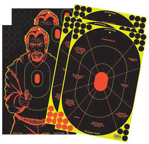 Birchwood Casey Shoot-N-C Combo Pack 12"X18" 5 Targets BC-34630