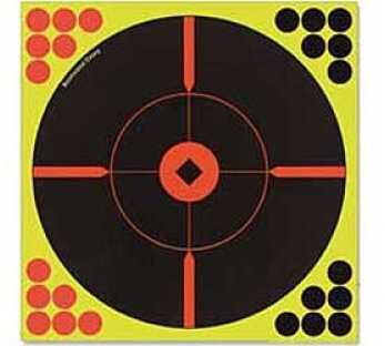 Birchwood Casey Shoot-N-C Target Round Crosshair Bullseye 8" 6 Targets 34806