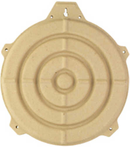 Birchwood Casey 3D TARGET Bulls Eye Small 14" X 13.5" Comes with Mounting Tab Tan 3 Pack