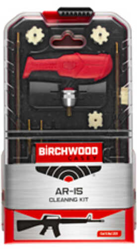Birchwood Casey Cleaning Kit Fits AR-15 22 Piece Comprehensive Kit Custom Handle