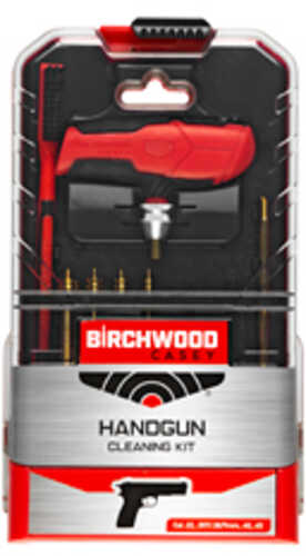 Birchwood Casey Universal Handgun Cleaning Kit 16 Pieces Custom Handle