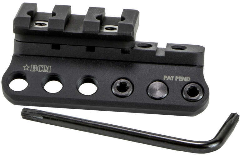 Bravo Company USA Gunfighter Light Mount Modular KeyMod Fits 1913 Rail Black Finish Md: BCM-1913LM-KM