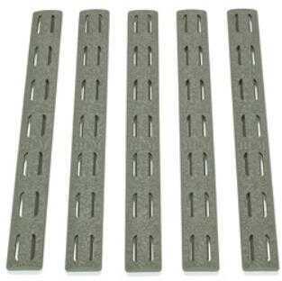 Bravo Company KeyMod Rail Panel Kit 5.5" Foliage Green 5 Pack BCM-KMR-RP-FG-5